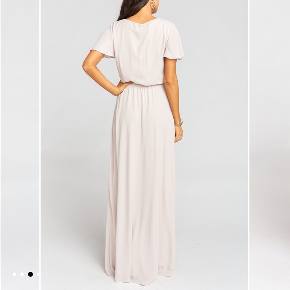 Michelle Flutter Maxi Dress Crisp - Picture 2 of 4